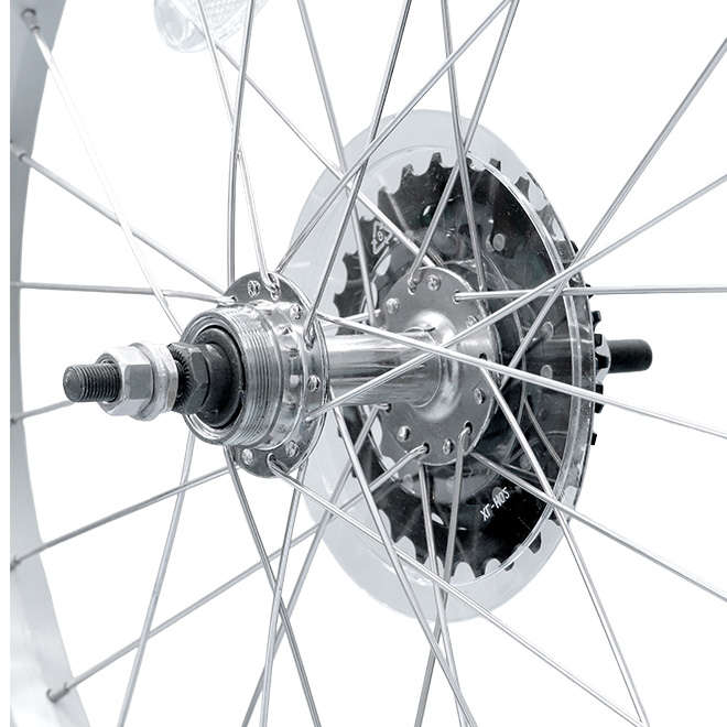 自転車 後輪 ホイールセット 完組 20インチ 20x1.75 タイヤ チューブ