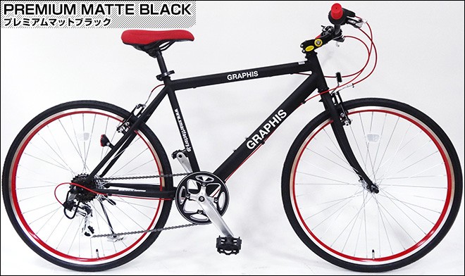 クロスバイク 26インチ 全商品P3倍 購入特典 ライト カギ 軽量 アルミ フレーム シマノ 6段変速 自転車