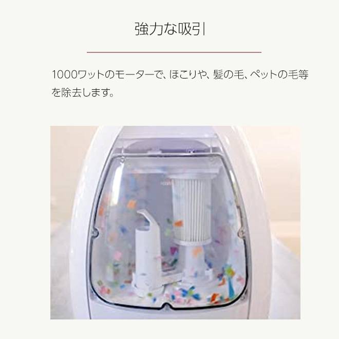 NeoVac Elite タッチレス 固定式 掃除機 EVH ホワイト ブラック