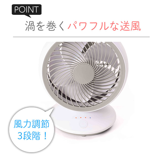 LITHON サーキュレーター 首振り 扇風機 壁掛け 静音 エアー