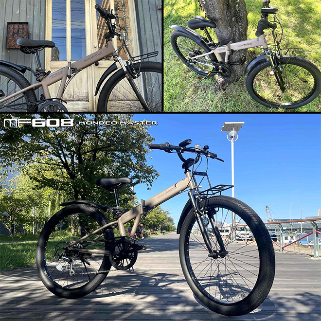 MYPALLAS 自転車 折りたたみ自転車 セミファットバイク 26インチ