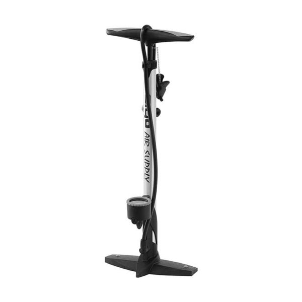 自転車 空気入れ アルミ製 ゲージ付き フロア ポンプ 英式 米式 仏式 