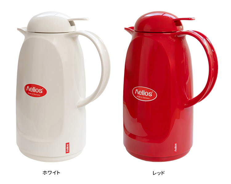 helios リラックス プッシュ 1L 新ロゴ仕様 （ガラス魔法瓶 卓上魔法瓶