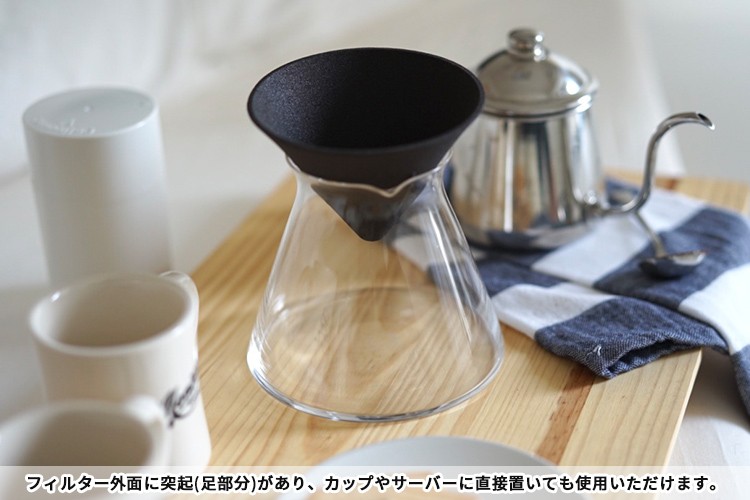 有田焼 LOCA ロカ セラミックフィルター＆ステンレススタンドセット Vタイプ レギュラー 2〜3杯用 : s10007210 :  SmartKitchen - 通販 - Yahoo!ショッピング