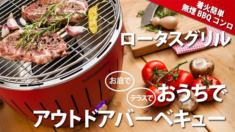 Amazon | ハーフェレ ロータスグリル お試し炭付 S グレー G281