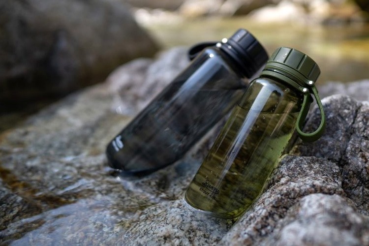 RIVERS スタウトエア1000 1L （軽量ボトル クリア 目盛り付き