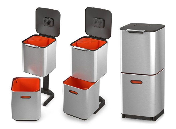 JosephJoseph トーテム コンパクト 40L ステンレス 多機能