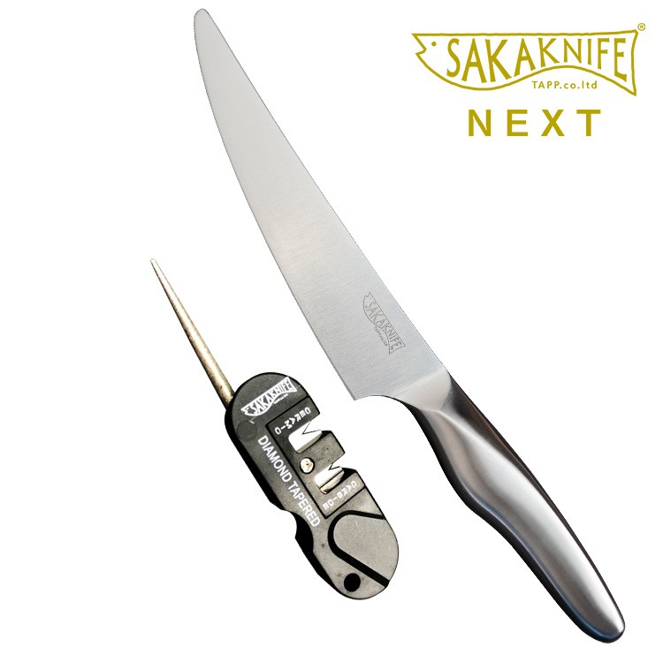 SAKAKNIFE サカナイフ for kitchen＋専用シャープナーセット P2倍