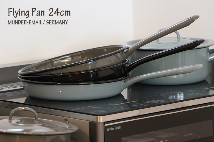 MUNDER 鉄ホーロー製 フライパン 24cm IH対応 ミュンダー社 MUNDER 鉄ホーロー製 フライパン 24cm IH対応 ミュンダー社