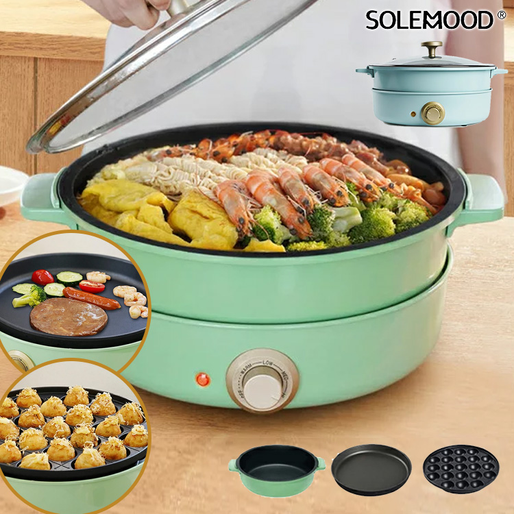 BRUNO コンパクトマルチグリルポット BOE115 電気鍋 グリル 蒸し器