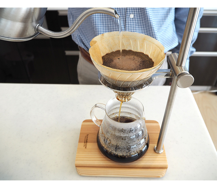 珈琲豆おまけ付 U＋RooLee ドリップスタンド 高さ調整 コーヒー