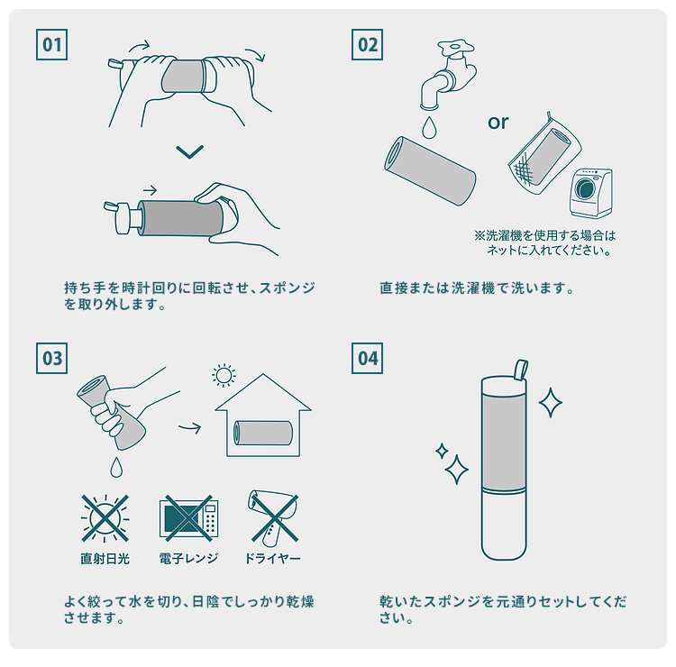 STTA スティックタイプ（1個単品） 超速乾・超吸水 スティック型