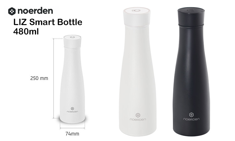 正規販売店 LIZ UV-Cライトで除菌できるスマートボトル 480ml NOERDEN