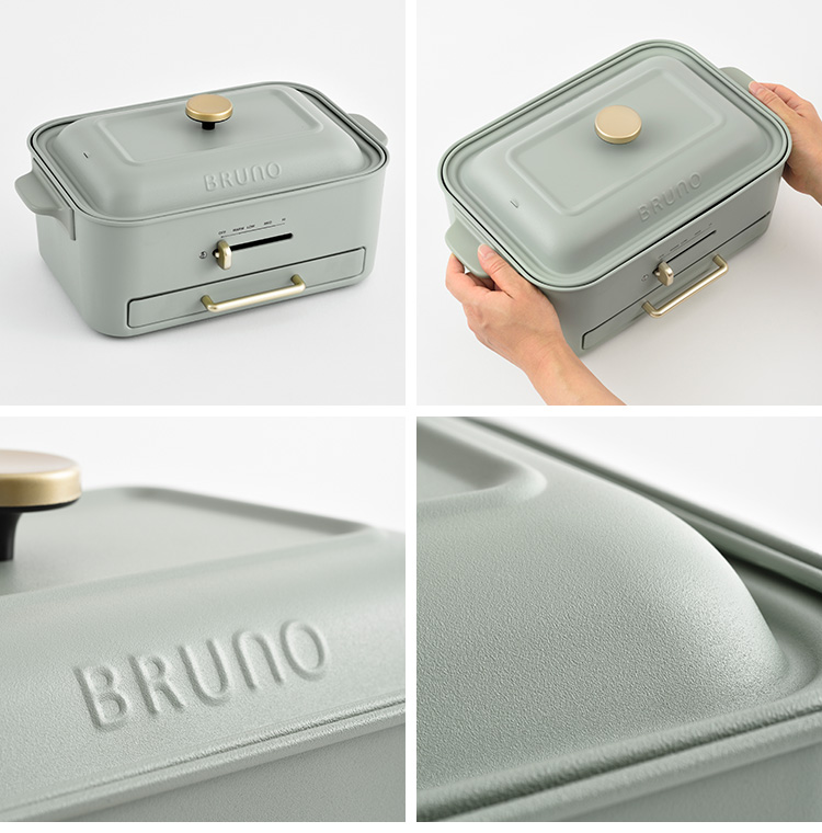 BRUNO コンパクトグリルホットプレート BOE109 平面プレート