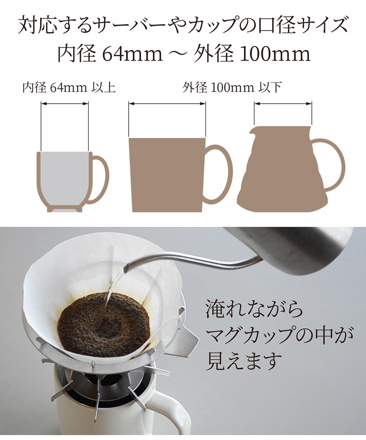 U＋RooLee OTMバートドリッパーM 1〜4杯用 SLOW＆MELLOW コーヒー