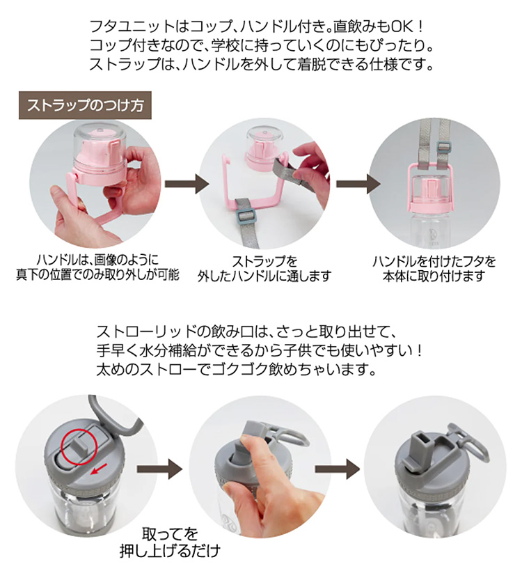 クリップス　　コカコーラ　ストローホルダー トヨタ　グラスセット TAKEYA FLASK タケヤフラスク GoCup（ゴーカップ） 520ml クリアボトル