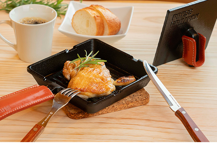 プレスグリルパン フルセット（グリルパン＋プレス＋ブラシ＋ハンドル