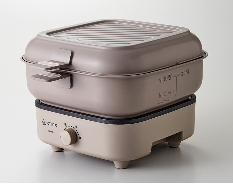 SOTOMO スタッキングクッカー ASC-700 電気調理器 （電気鍋