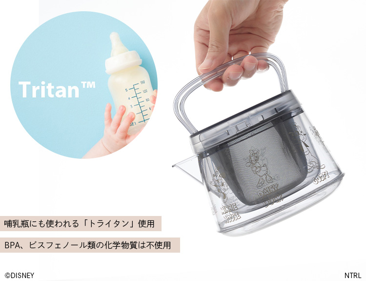 Disney 十年急須 ディズニー ミッキー＆フレンズ レトロデザイン