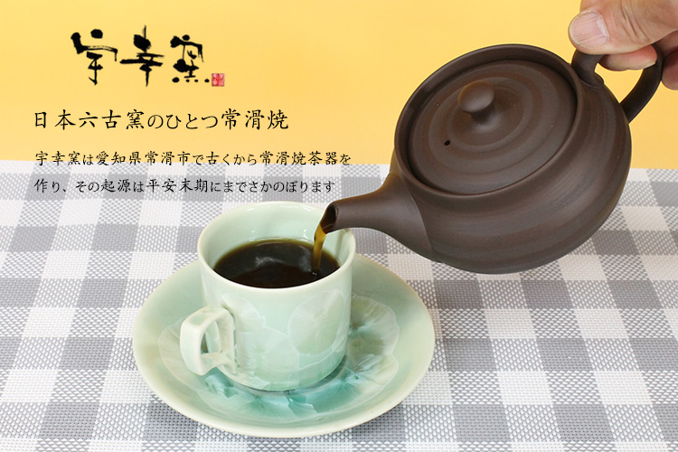 水本陶苑 宇幸窯 常滑焼 コーヒー急須 珈琲用＆日本茶用メッシュ
