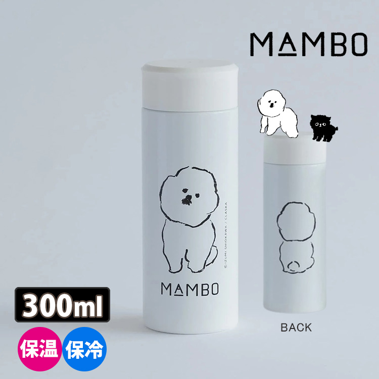 MAMBO CLASLA ステンレススリムボトル 300ml(M) （軽量125g 保温保冷