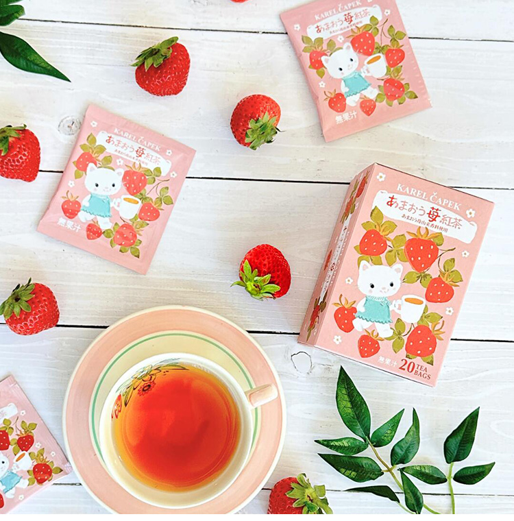 カレルチャペック あまおう苺紅茶 デイリー20P ティーバッグ