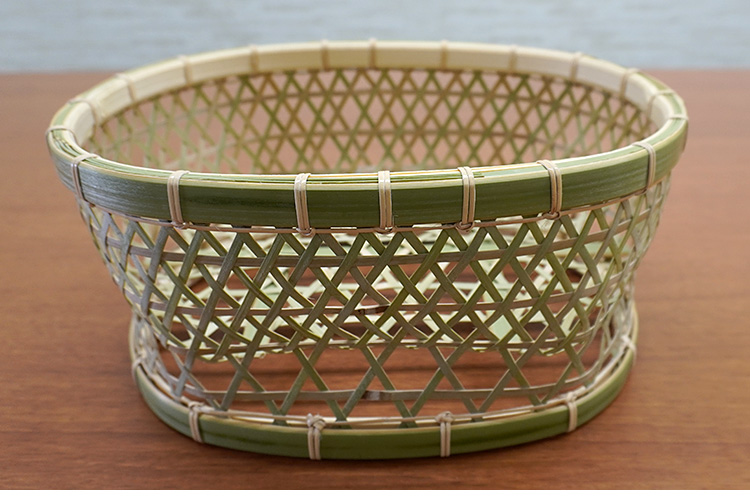 竹かご 茶碗かご 小（2〜3人分） 竹籠工房ゴマコチ （茶碗籠 水切り