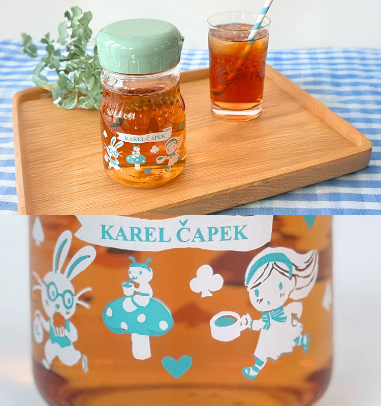 2個SET カレルチャペック ミニジャグ バジー 400ml （ガラス製 バジー