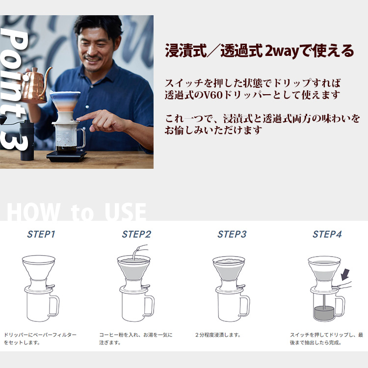 HARIO（ハリオ） 俳優 坂口憲二×HARIOコラボ コーヒードリッパー