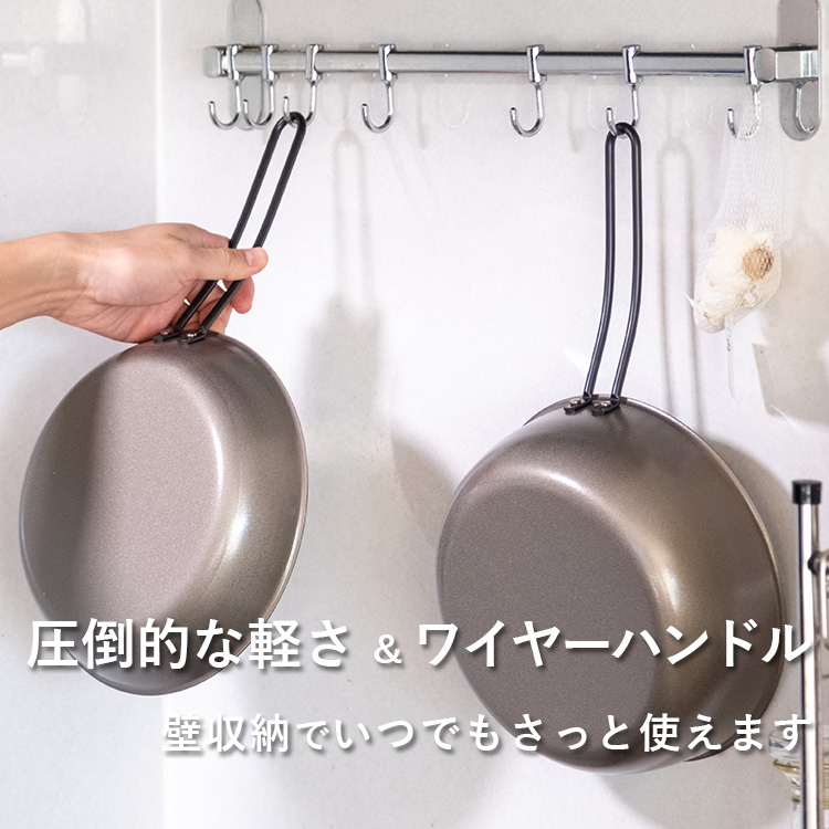 ナノエンボス フライパン 浅型 28cm （KOYO PRODUCTS ミニフライパン
