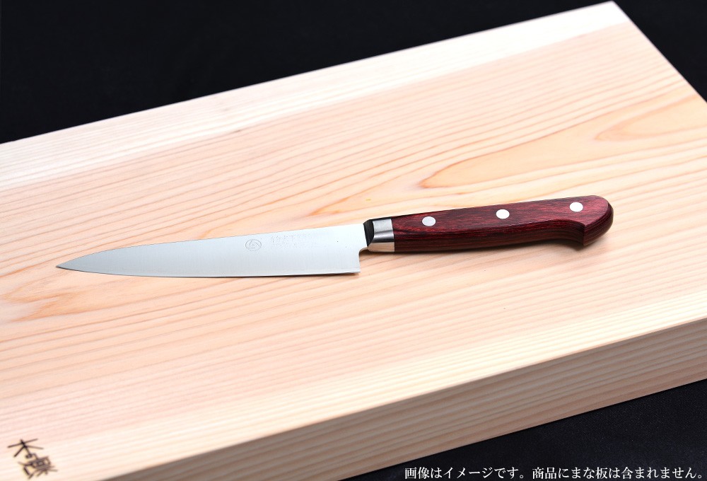 ペティナイフ 粉末ハイス鋼 口金付 130mm 高村刃物製作所 両利き用