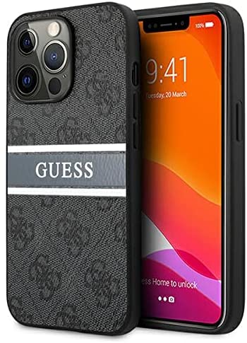 GUESS ゲス iPhone13/13Pro/13ProMax ケース グレー/ピンク