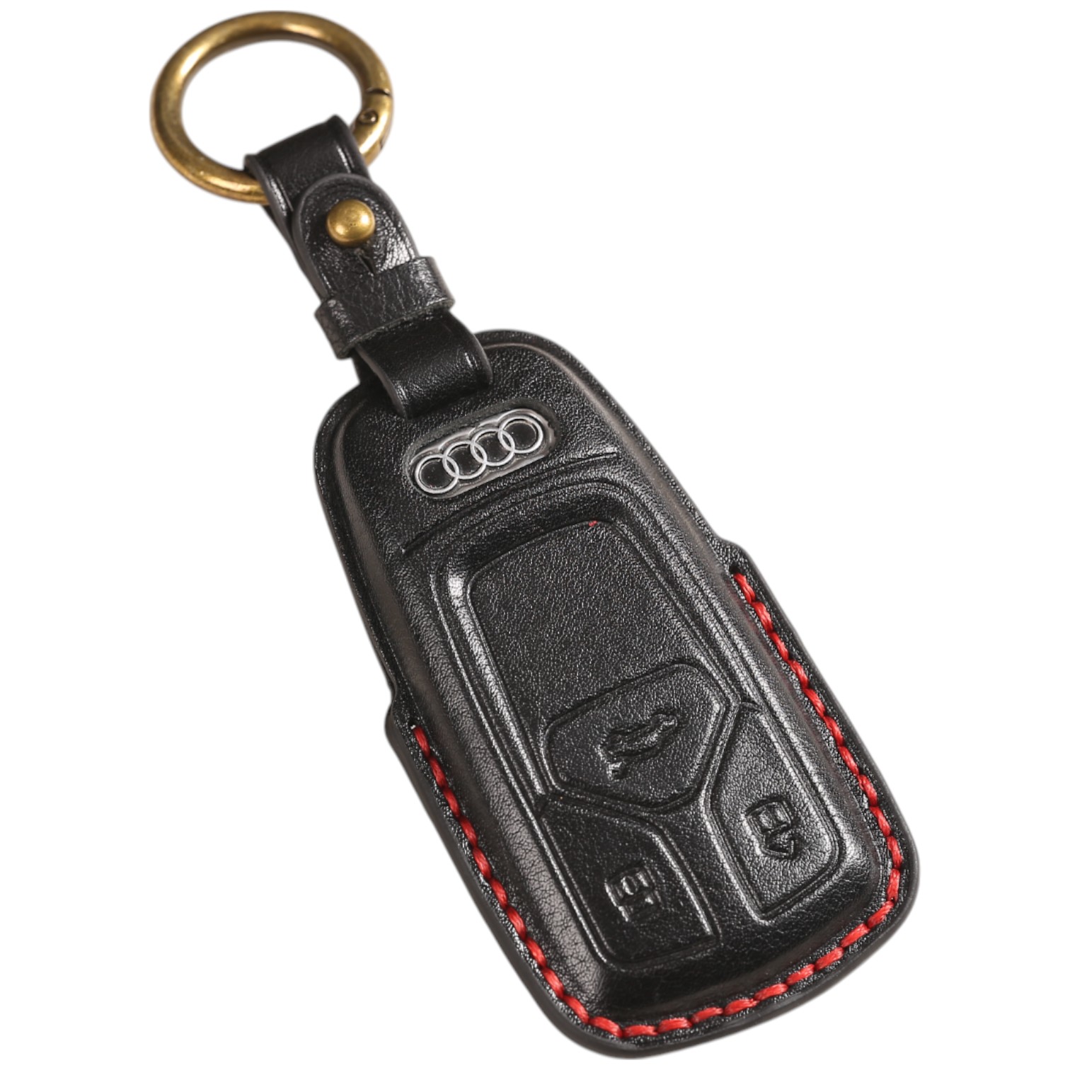 Audi キーカバー 高級牛革 アウディ キーケース A4 Q5 Q7 A3 A4L