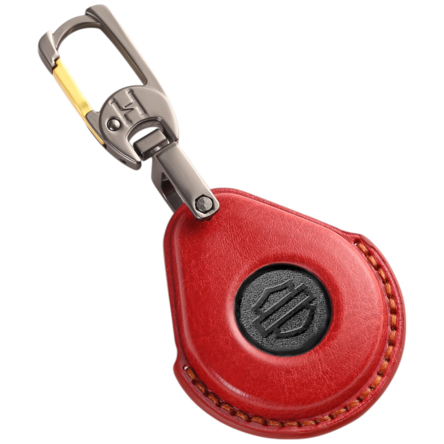 ハーレーバイク専用 キーフォブ ケース 本革 高級 harley キーカバー