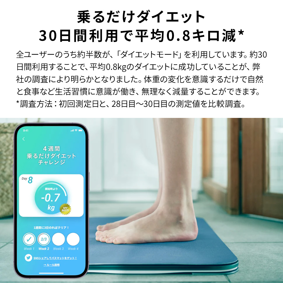 公式 スマートバスマット issin 取り替え用ソフト珪藻土マット 体重計