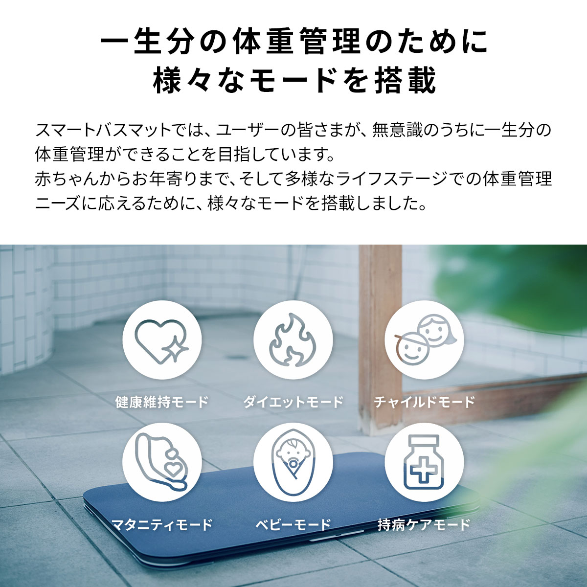 ソフト珪藻土マット（スマートバスマット体重計モデル用）issin