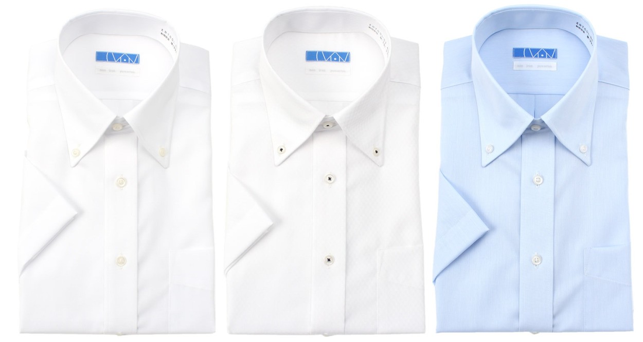 ワイシャツ ノーアイロン 半袖 3枚セット 綿100 超 形態安定 Yシャツ メンズ 形状記憶 クールビズ ランキング Item スマートビズ 通販 Yahoo ショッピング