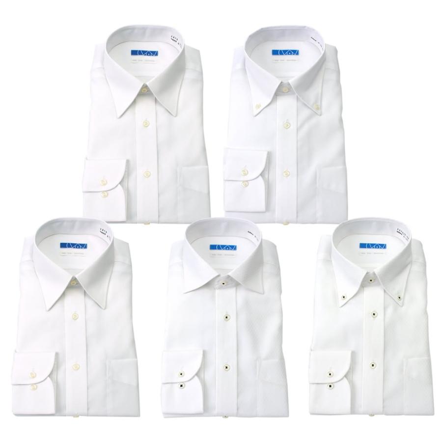 ワイシャツ ノーアイロン 長袖 メンズ 5枚セット 綿100％ 超 形態安定 Yシャツ ノンアイロン 形状記憶｜smartbiz｜02