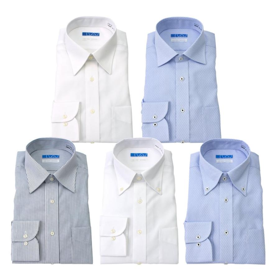 ワイシャツ ノーアイロン 長袖 メンズ 5枚セット 綿100％ 超 形態安定 Yシャツ ノンアイロン 形状記憶｜smartbiz｜05