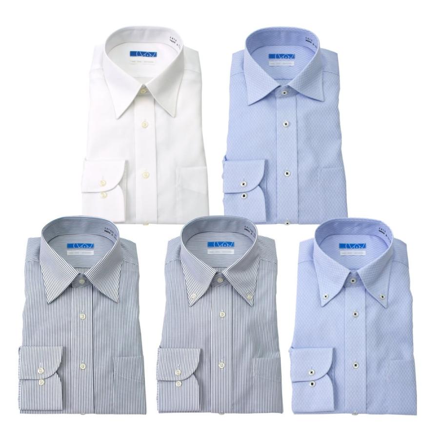 ワイシャツ ノーアイロン 長袖 メンズ 5枚セット 綿100％ 超 形態安定 Yシャツ ノンアイロン 形状記憶｜smartbiz｜06