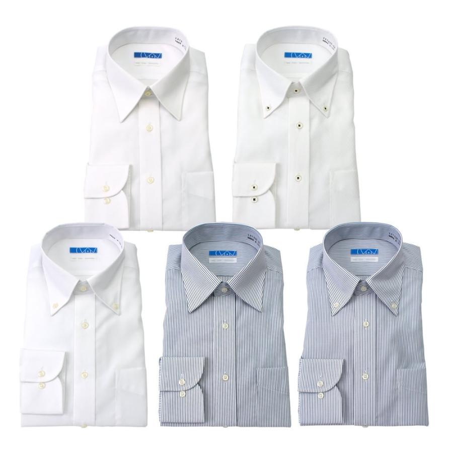 ワイシャツ ノーアイロン 長袖 メンズ 5枚セット 綿100％ 超 形態安定 Yシャツ ノンアイロン 形状記憶｜smartbiz｜07