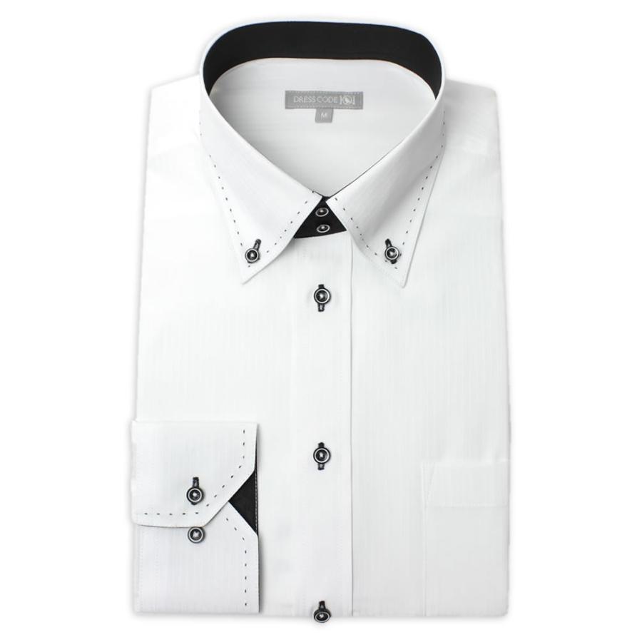 半袖ワイシャツ ドレスシャツ Yシャツ メンズ 紳士用 レギュラーカラー 無地 ホワイト 白 トップヒューズ加工
