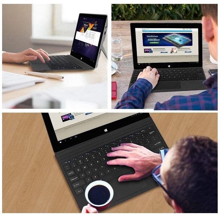 Microsoft サーフェスゴー　キーボード付き Surface Go Go2 Go3 兼用 Bluetoothキーボード付きケース タッチ