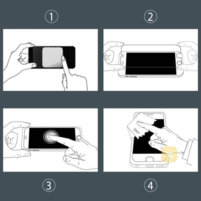 iPhone 用強化ガラス液晶保護フィルム