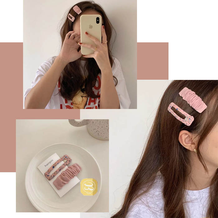 女性に人気なヘアアクセサリークリップ