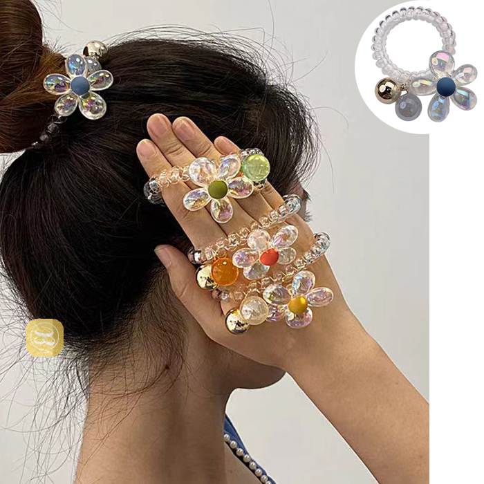 スプリングヘアゴム