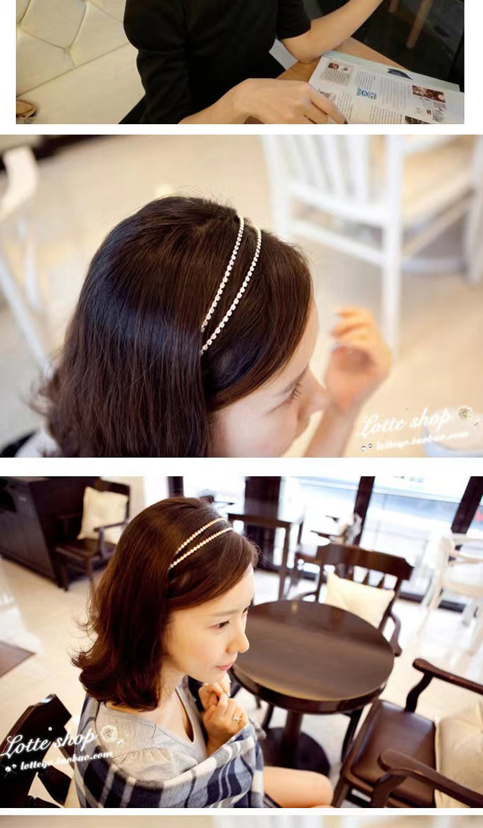女性に人気なヘアアクセサリーカチューシャ