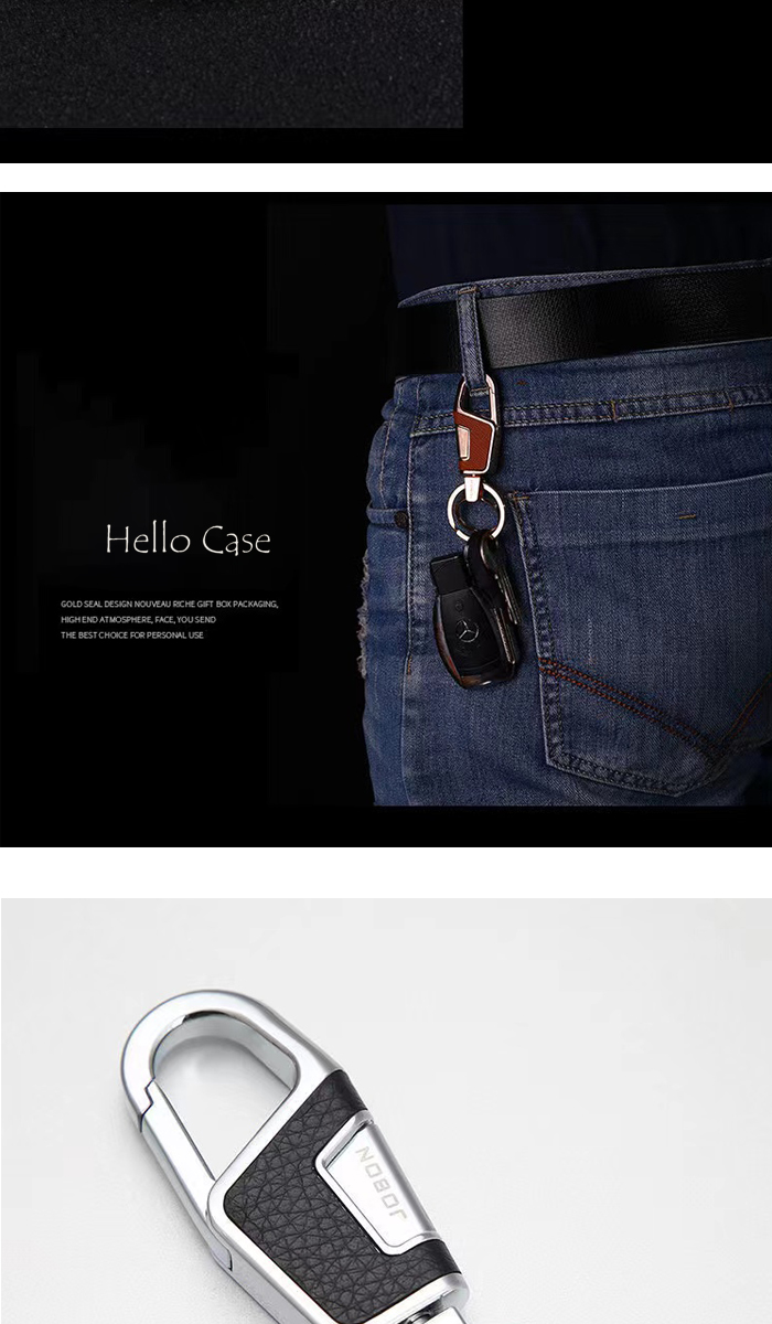 高品質JOBON 鏡面仕上げキーホルダー