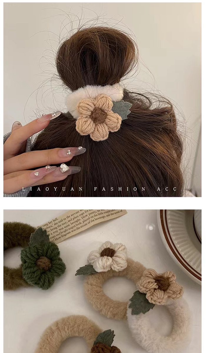 女性に人気なヘアアクセサリー　ヘアゴム