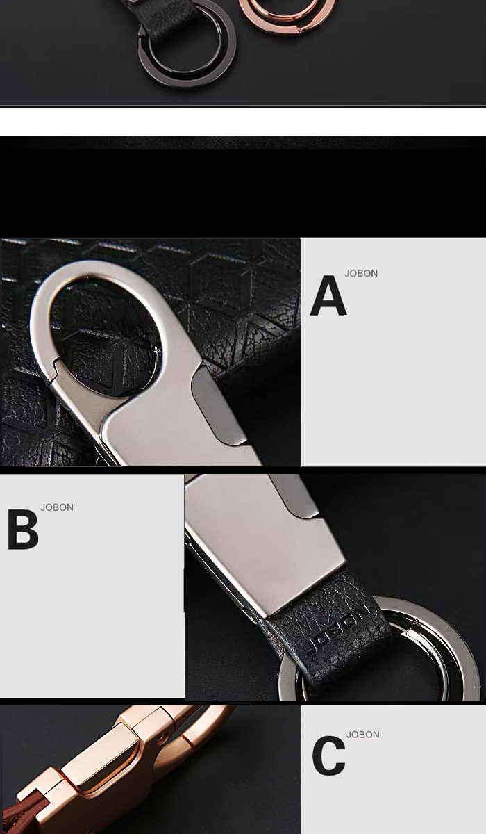 高品質JOBON 鏡面仕上げキーホルダー
